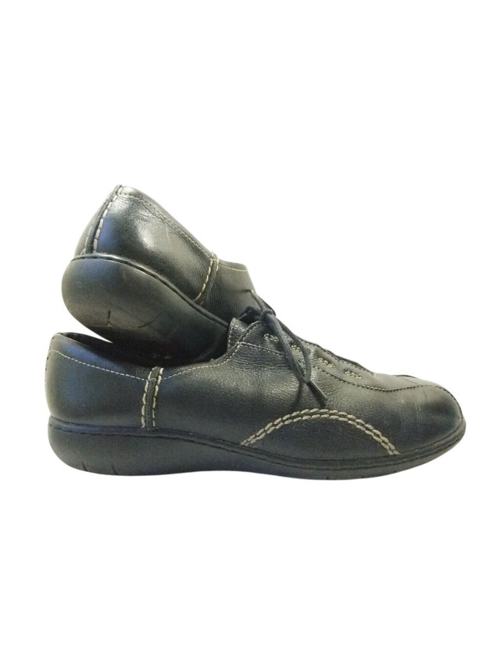 Clark's Fashion Sneakers Women's Size 9.5 Black Leather